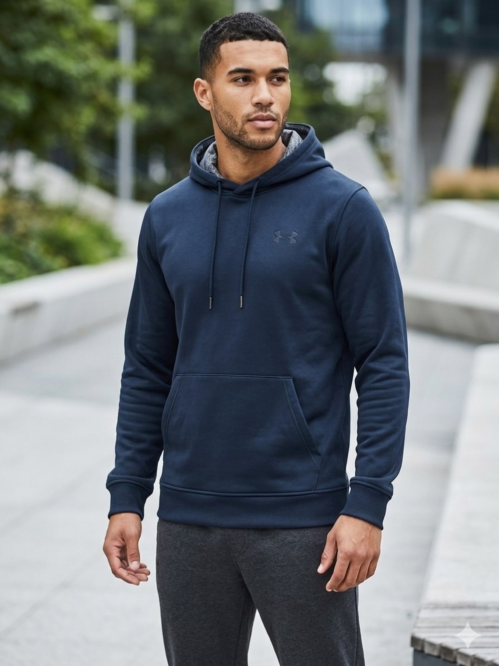 Under Armour Navy Men's Pullover Hoodie